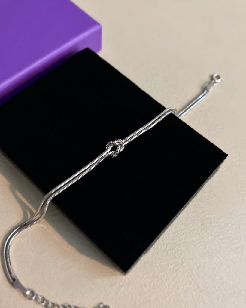 Knot Bracelet Silver 1 Silver Jewelry