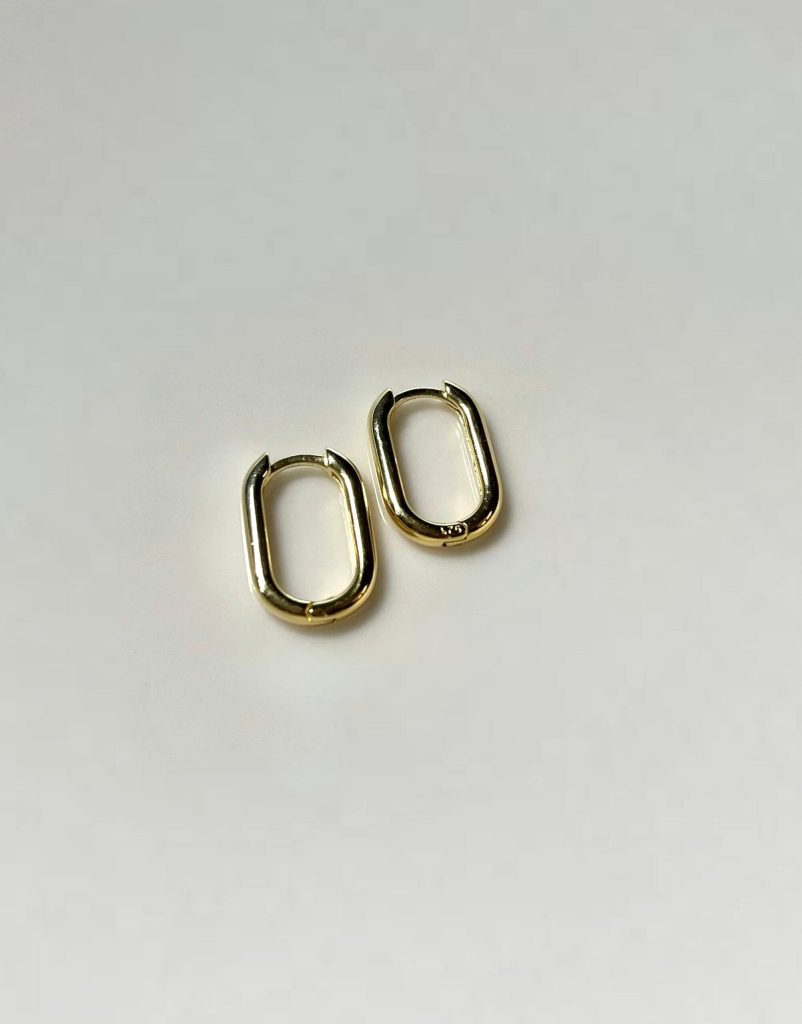 Hoop Earrings U Silver Jewelry