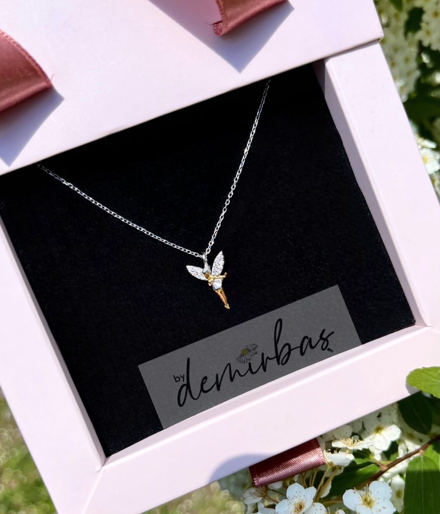 Water perisi Necklace Silver Jewelry