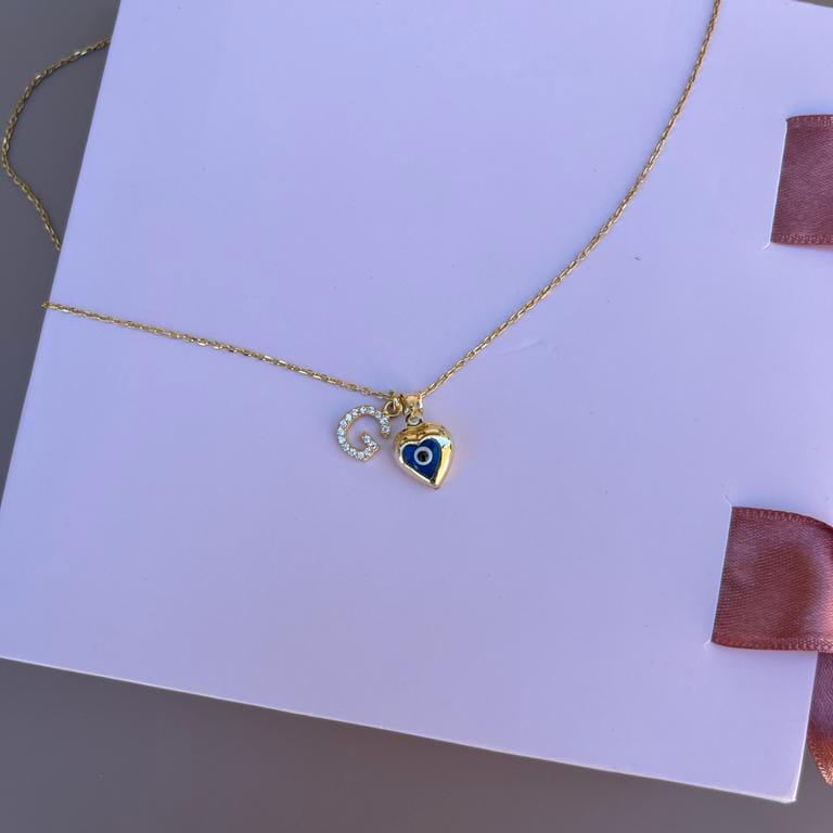 Heart Silver Necklace Gold Silver Jewelry