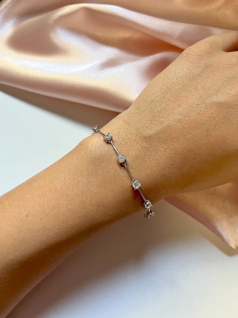 New Stone-set Bracelet Silver Jewelry