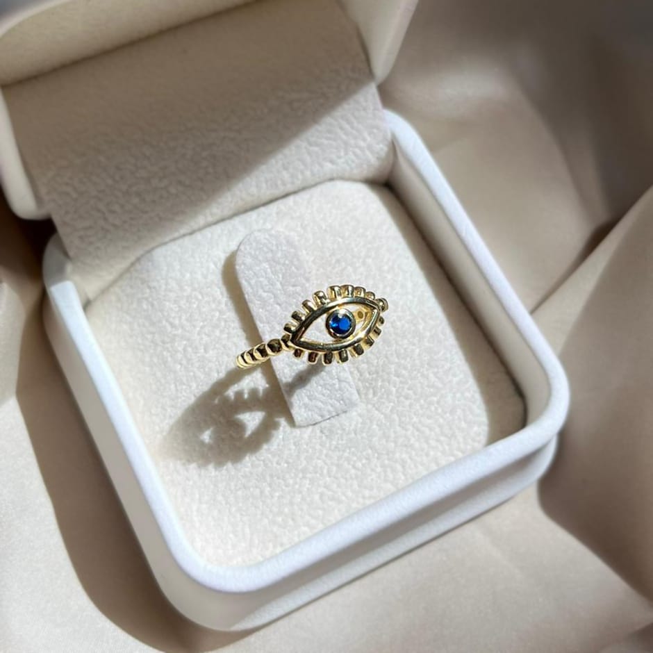 Eye Ring Laci Stone-set Silver Jewelry
