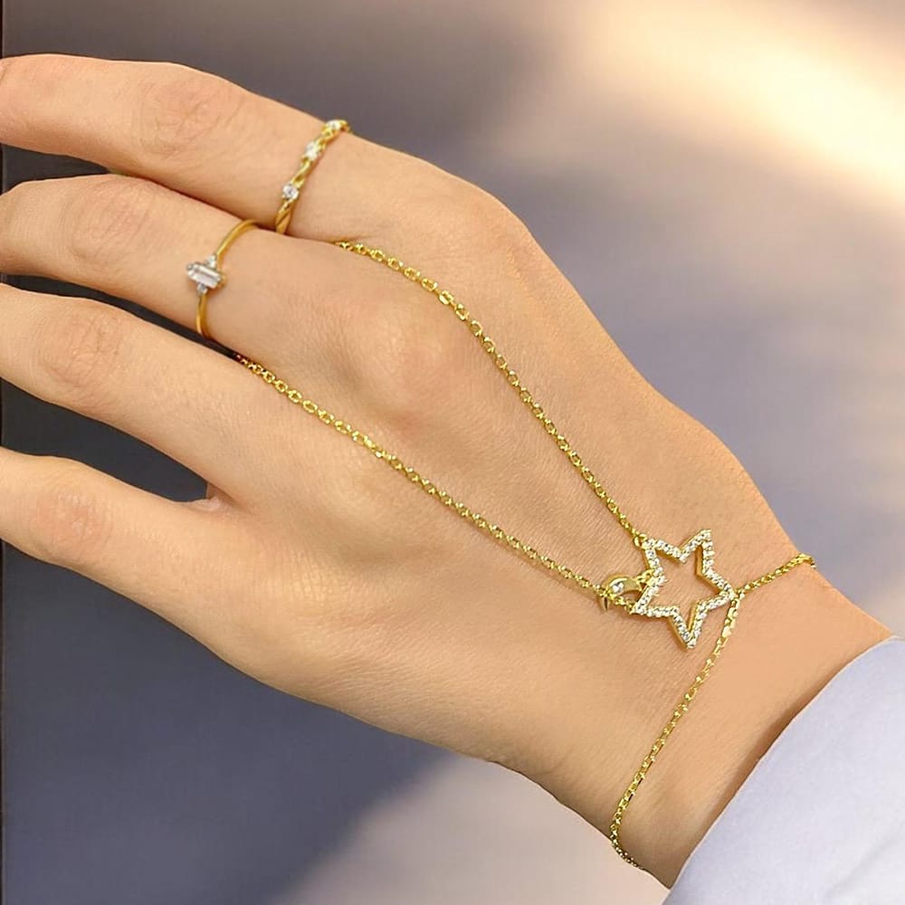Star and Crescent Şahmeran Silver Jewelry