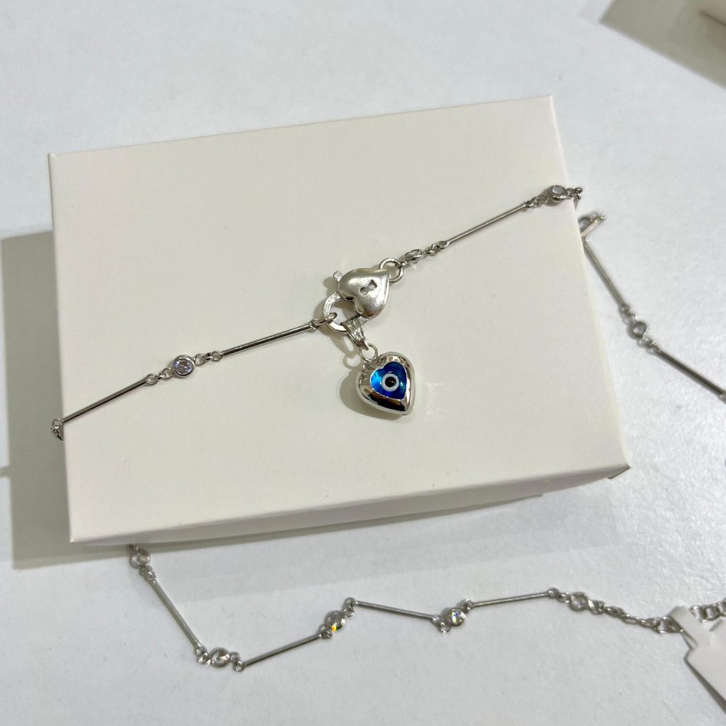 Kilit Heart Necklace Silver Jewelry