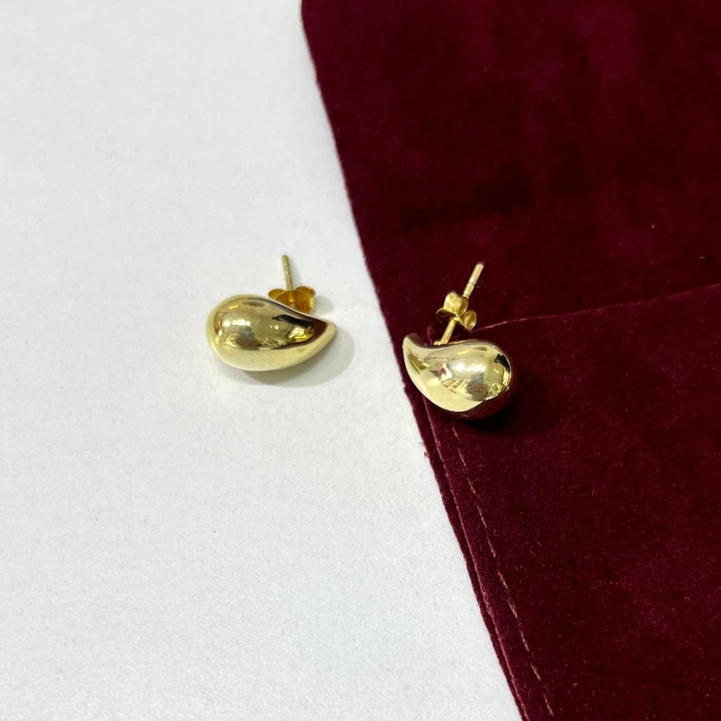 Mini Drop Earrings Gold Silver Jewelry