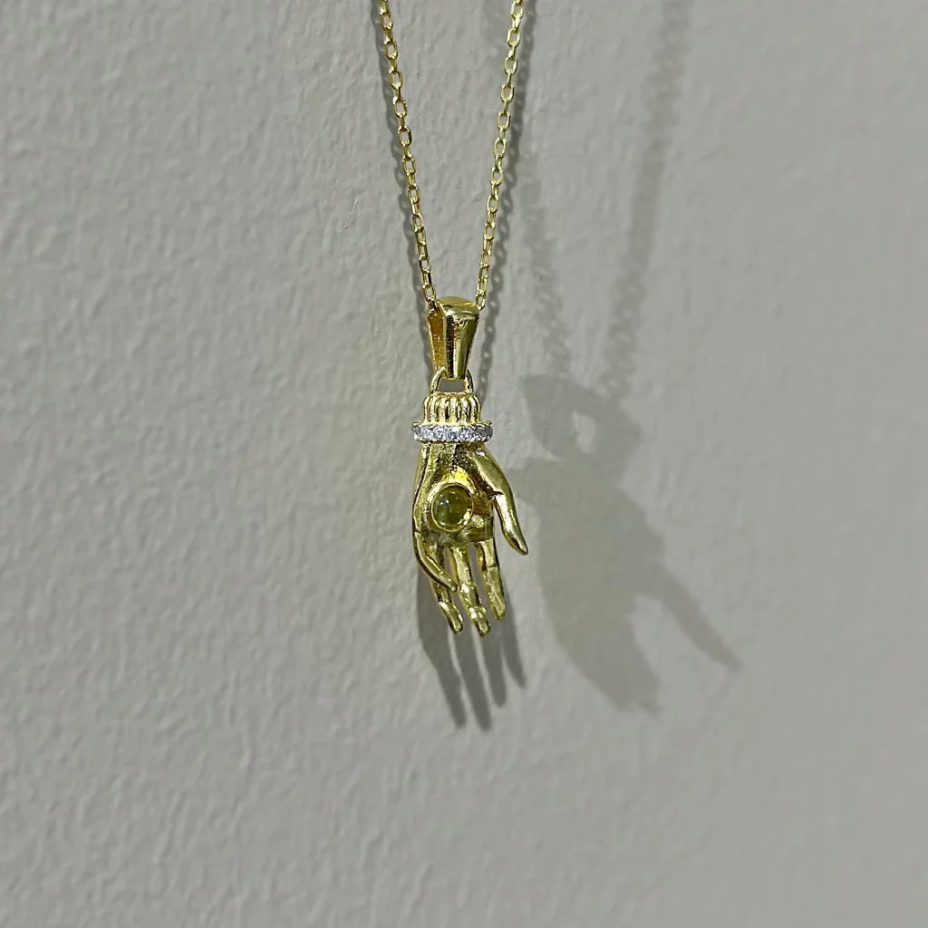 El Necklace Natural Stone-set Silver Jewelry