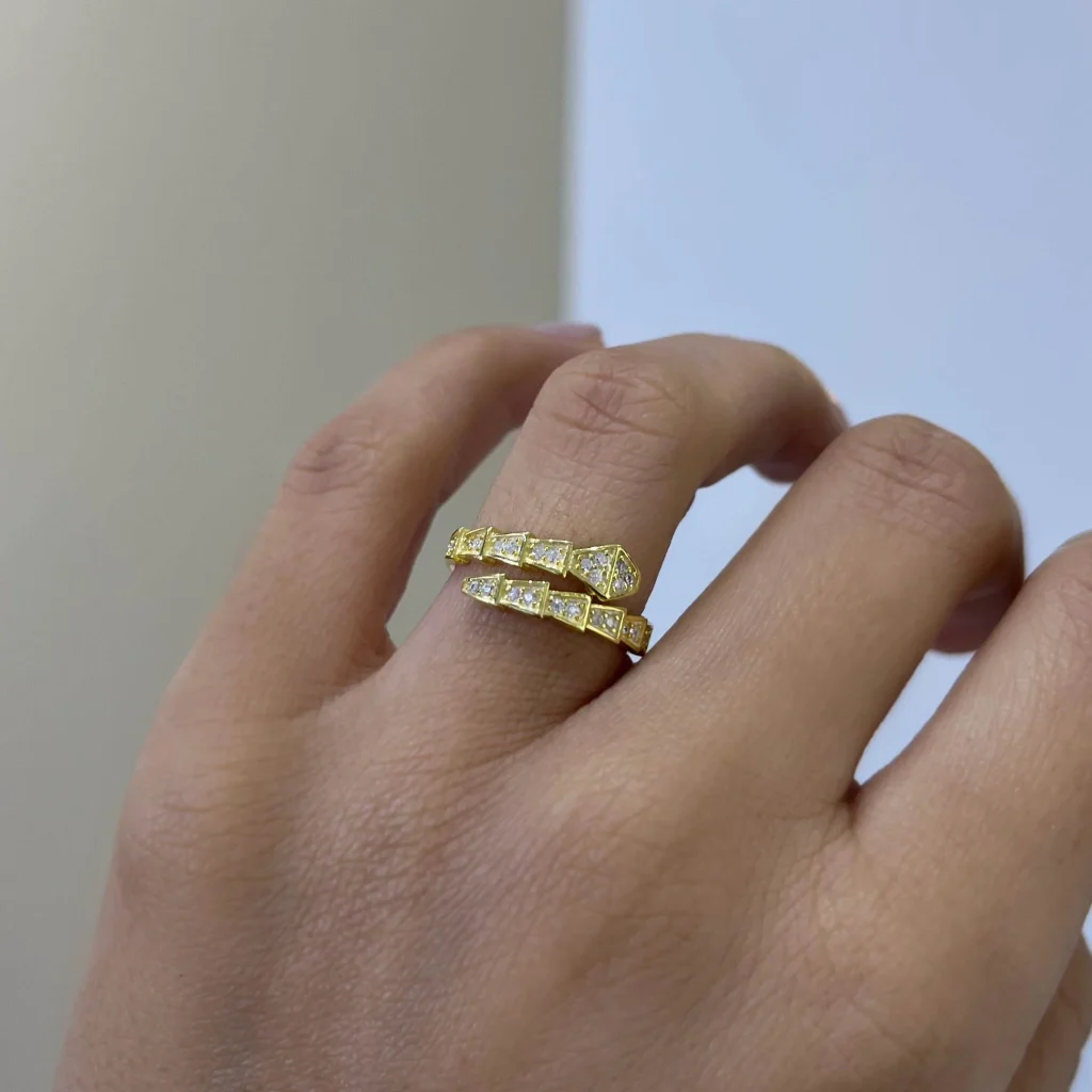 Snake Ring Gold Silver Jewelry