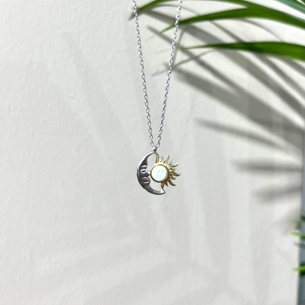 Güneş&Ay Necklace Silver Jewelry