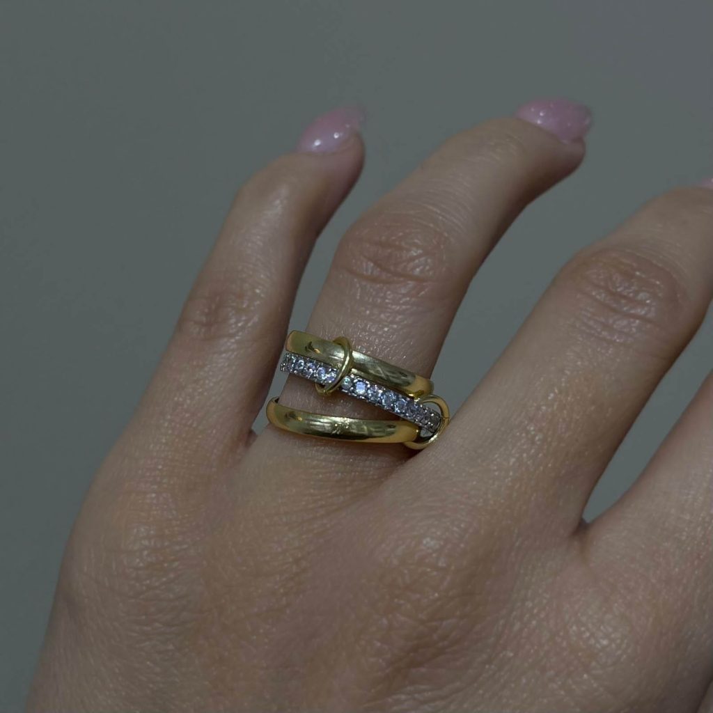 Mix Ring Thick Ring Silver Jewelry