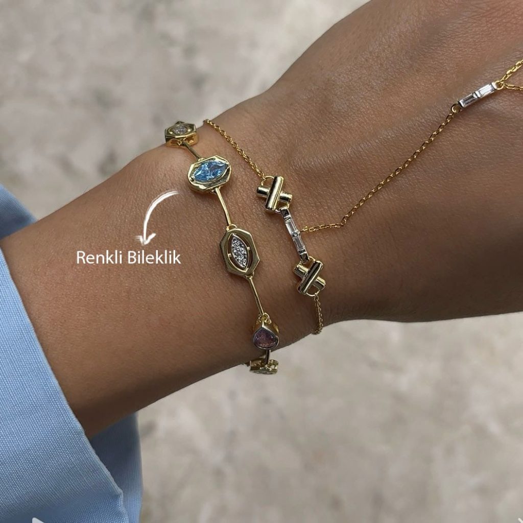 Colored Bracelet New Gold Silver Jewelry