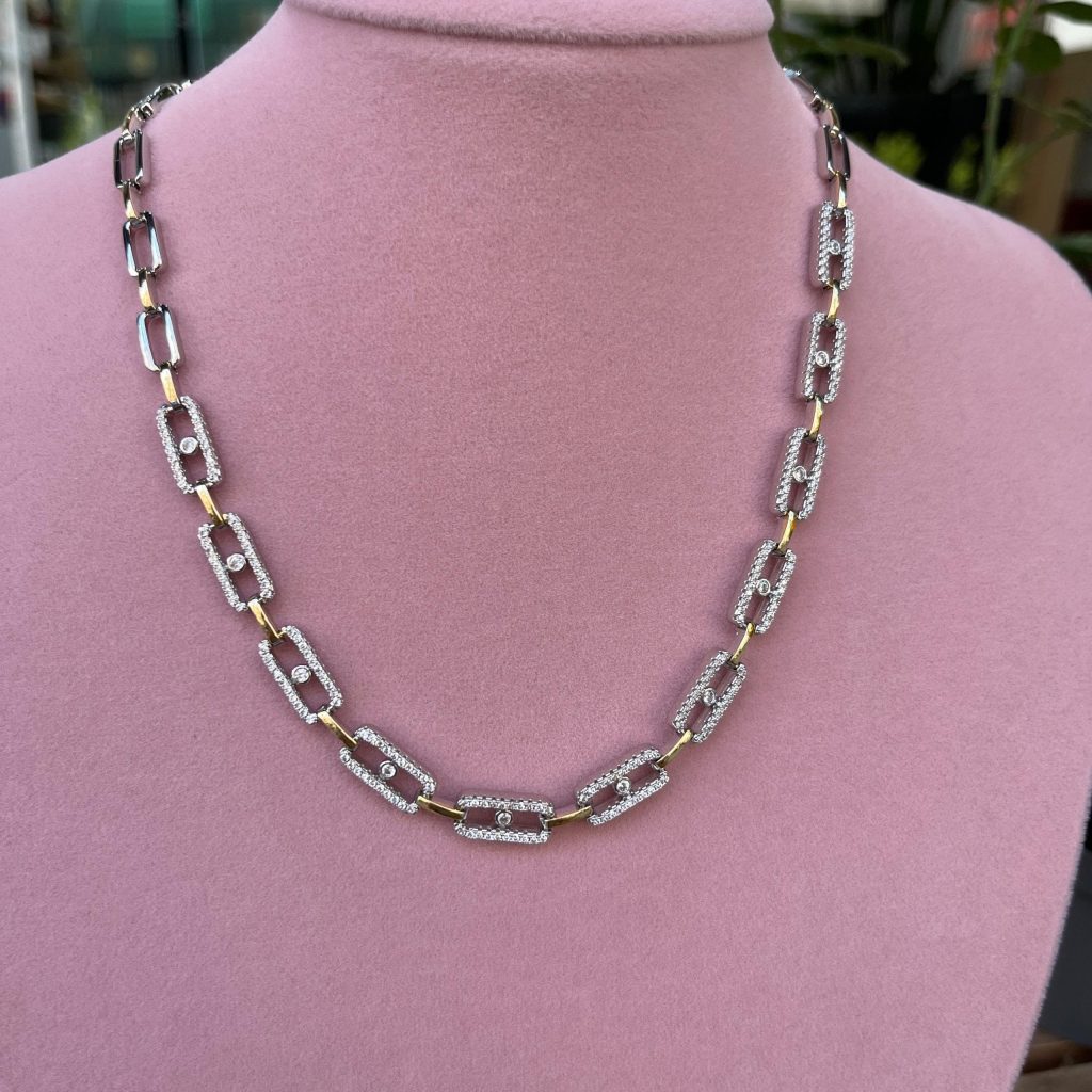 Mess Bijuteri Necklace Silver Jewelry
