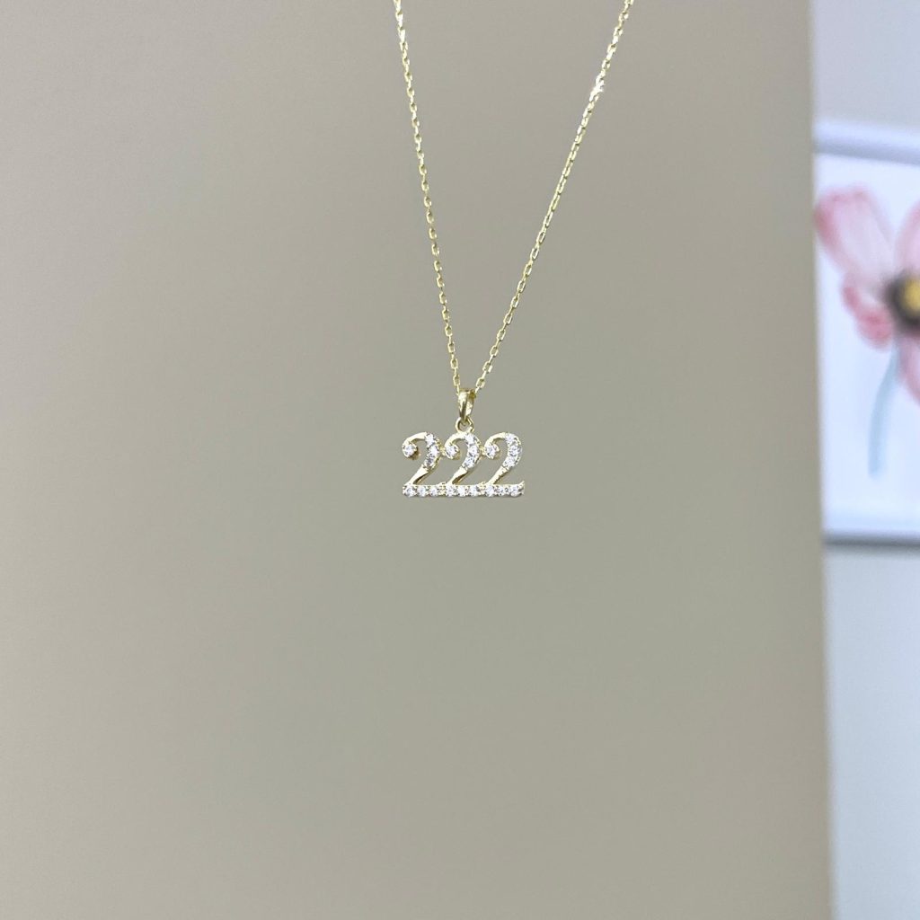 222 Necklace Silver Jewelry