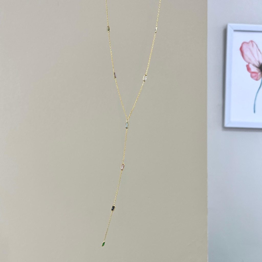 Y Necklace 010 Silver Jewelry