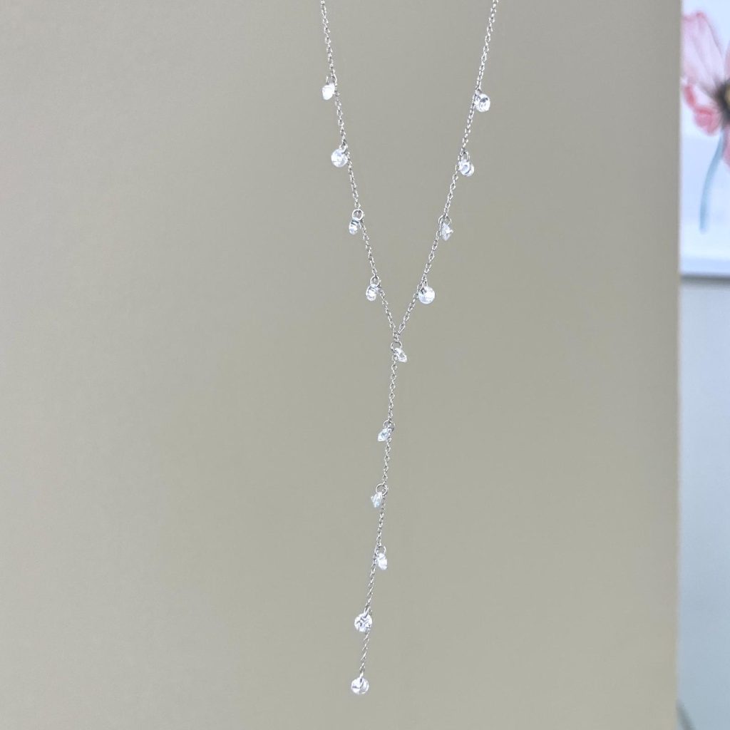Y Necklace 013 Silver Jewelry