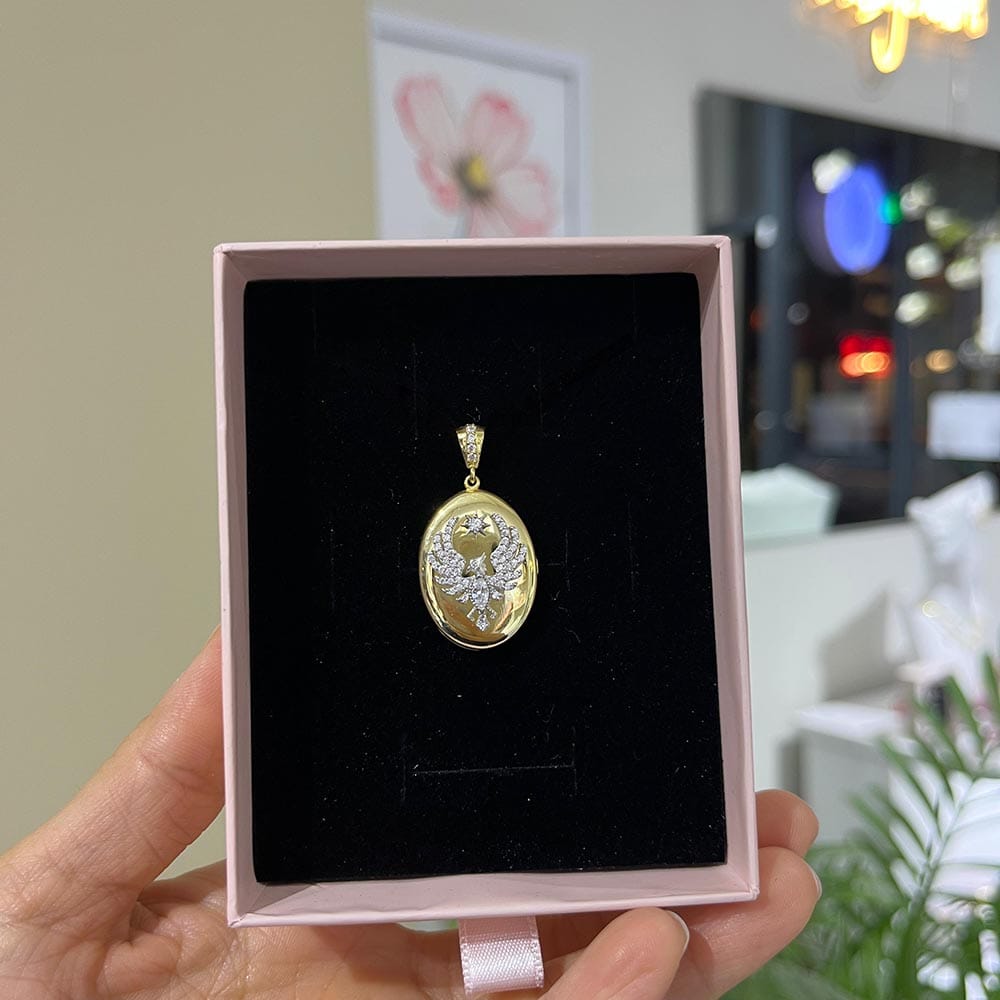 Anka Necklace Pendant Silver Jewelry