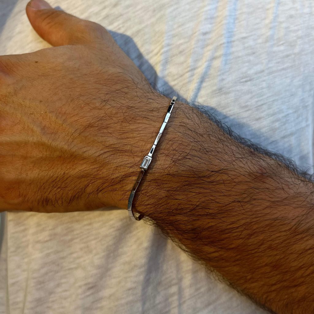 Silver Solitaire Bracelet Silver Jewelry