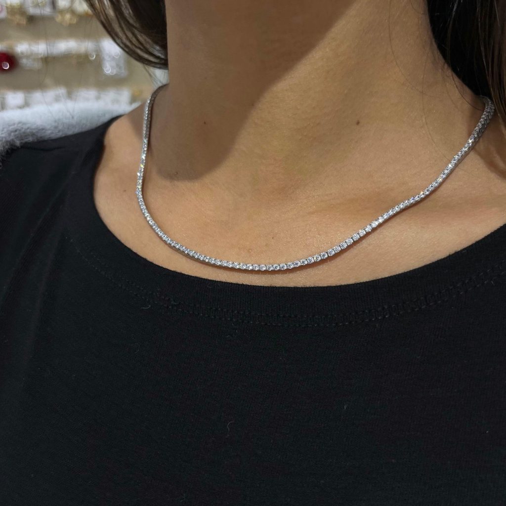 Suyolu Necklace 2mm Silver Jewelry