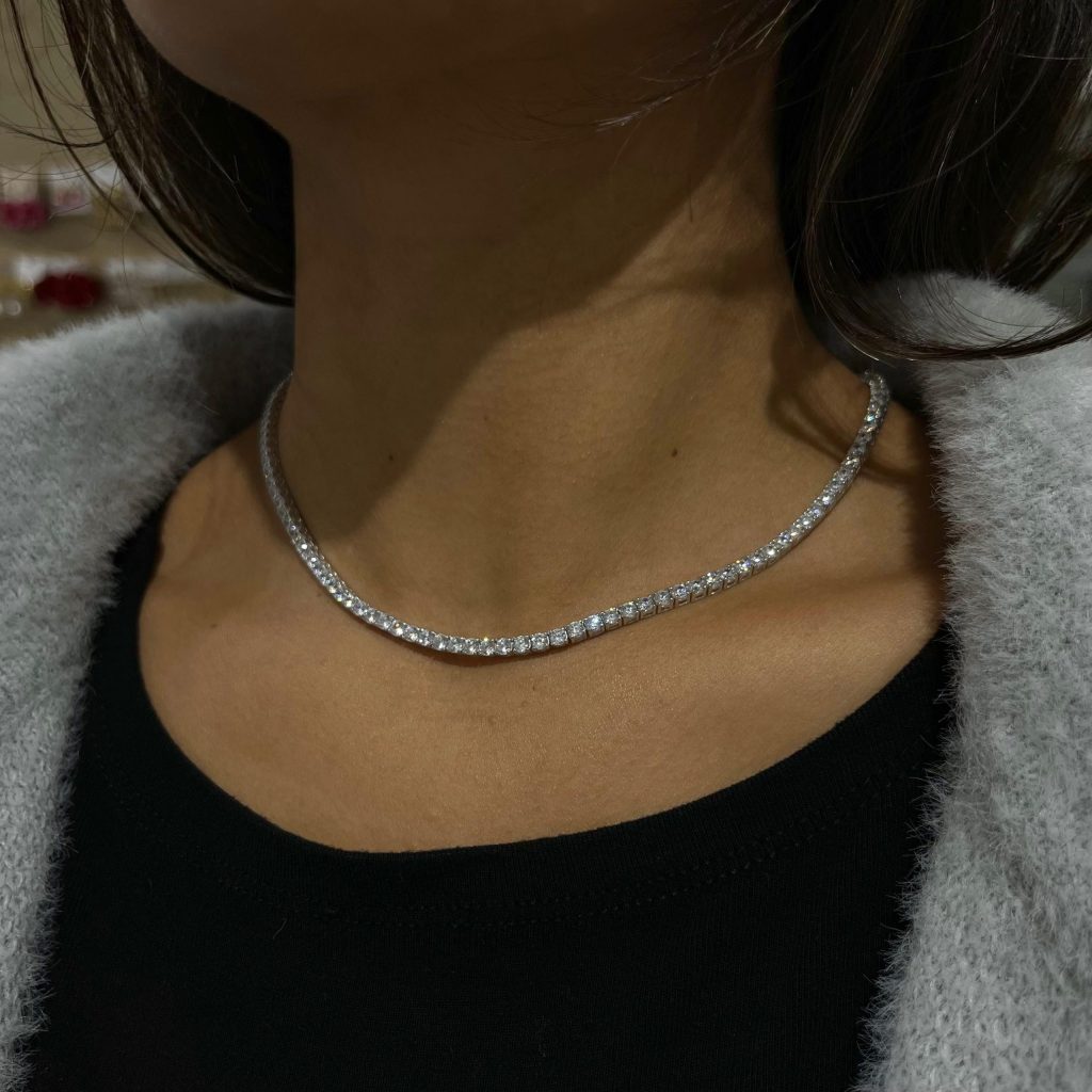 Suyolu Necklace 3mm Silver Jewelry
